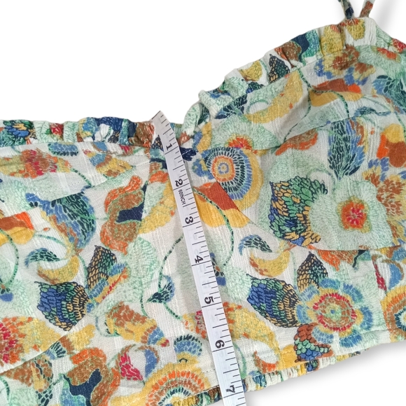 Anthropologie womens flower crop top XL - Picture 4 of 9
